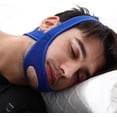 thumbnail image 5 of Diadema antironquidos (azul), diadema unisex antironquidos para dormir, soporte para la barbilla, 5 of 5