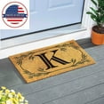 thumbnail image 4 of 28" x 16" Monogram Coir Mat, Letter  "K", 4 of 6