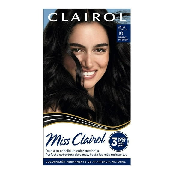 Tinte para cabello Miss Clairol 10 negro intenso