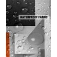 thumbnail image 5 of Pack of 2 Outdoor Pillow Covers, Geometric 3D Abstract Orange Black Gray Square Pattern Waterproof Square Throw Pillowcase Cushion Decorative Pillow Covers for Couch Patio Tent, 18x18 in, 5 of 6