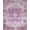 Violet Lavender Gray, Pattern 1, variant on ODIKA 8'x10' Washable Area Rug Non-Shedding, Easy Care, Purple Vintage Plum Distressed Scroll Border Pink Mauve Boho for King Size Bedroom Under Bed, Master Suite