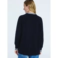 thumbnail image 4 of Free Assembly Women's and Women's Plus Cotton Grandpa Cardigan Sweater, Sizes XS-4X, 4 of 5