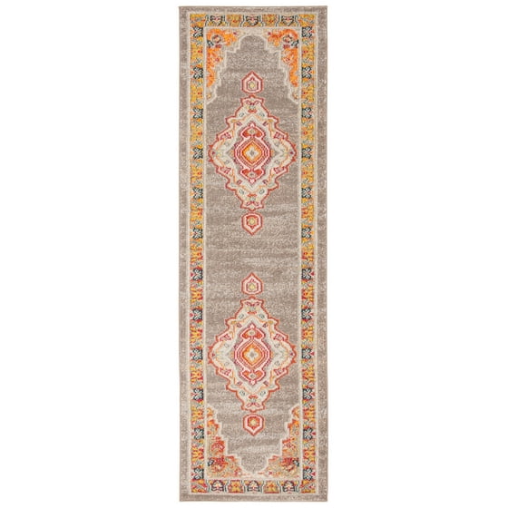 Safavieh Phoenix Melody Fl Bordered Area Rug Or Runner