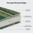thumbnail image 5 of Zelladorra Japanese Floor Mattress, Futon Mattress with Portable Storage Bag, Roll Up Mattress Thick Tatami Mattress Suitable for Camping, Guest Room (Bohemian Green, Full), 5 of 9