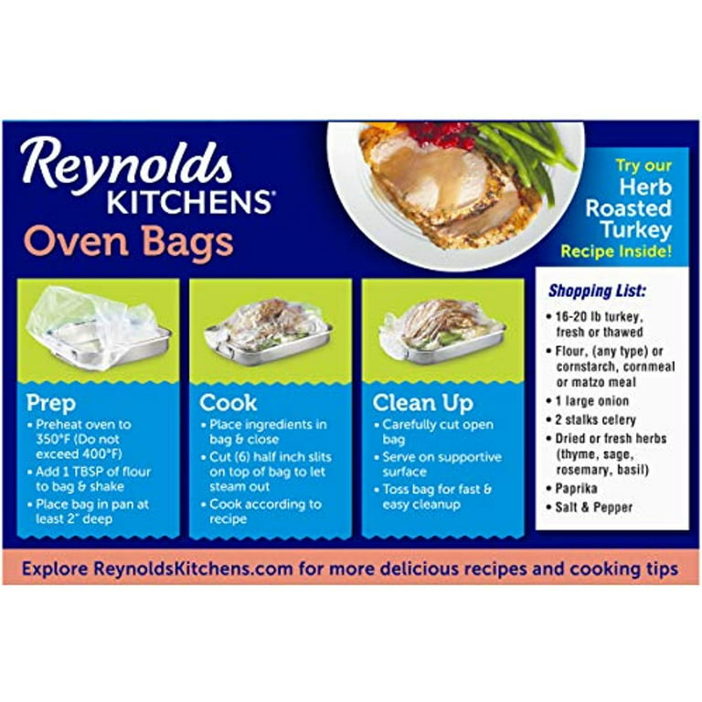 Reynolds Turkey Bag Cooking Chart - Fill and Sign Printable