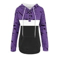 thumbnail image 4 of Plus Size Blouses for Women Cotton Tank Tops for Women 2024 Fashion Retro Loose Casual Long Sleeve Hoodie Sweatshirt, 4 of 5