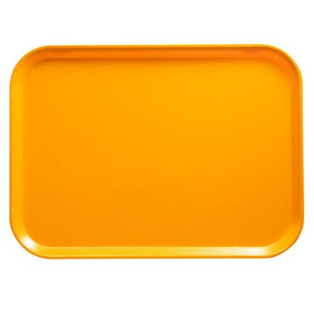 Cambro 14" x 18" Food Trays, Fiberglass, 12PK, Mustard, 1418-504