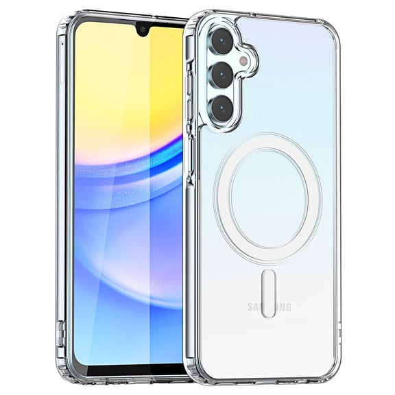 AICase Magnetic Case For Samsung Galaxy A15,For Samsung Galaxy A16, For Samsung Galaxy A35 Case Anti-Yellow Clear Magsafe Shockproof Phone Cover