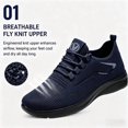 thumbnail image 3 of CHICVOMEY Comfortable Sneakers for Men Lightweight Mesh Running Shoes Stylish Cushioned Walking Shoes Suitable for Hiking Travel and Daily Wear, 3 of 8