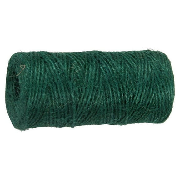 Dytern DIY 100M Hemp Rope Arts and Crafts Hemp Rope For Gifts DIY Crafts Festive Decoration Bundling and Gardening (Dark Green)