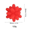 thumbnail image 4 of Muscle Relaxation Deep Tissue Massage Tool, Muscle Release Ball, Silicone Fascial Massage Ball, For Back Body Home Gym Red, 4 of 8