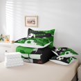thumbnail image 4 of Eosebridal Soccer Comforter Set Twin Size 7 Pieces Football Games Green Bedding Set Sports Theme Bed in a Bag with Comforter,Sheets, 4 of 5