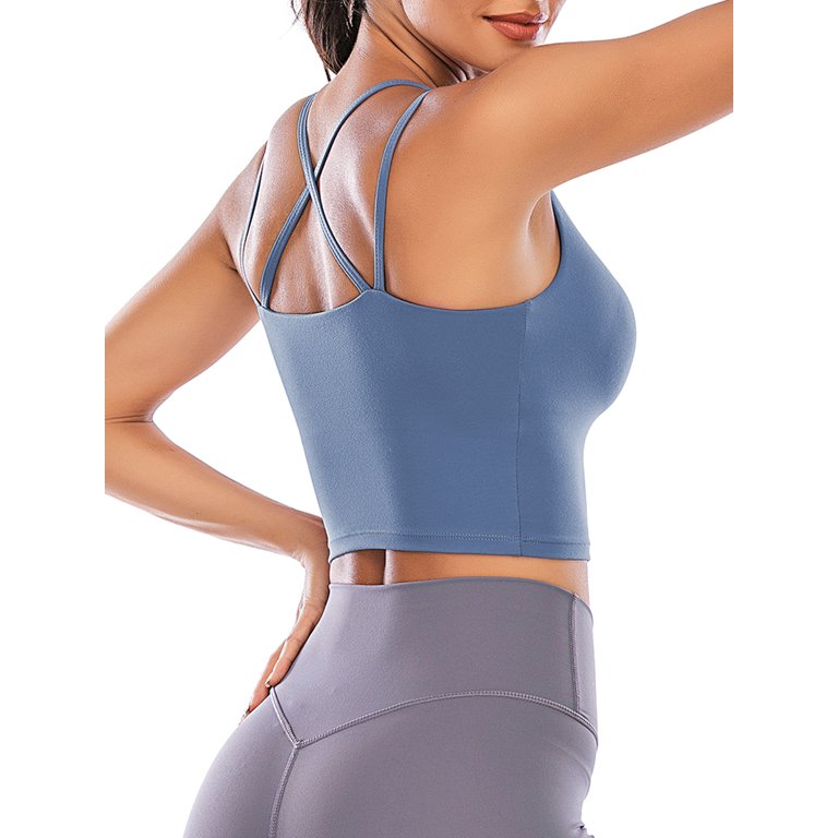 YouLoveIt Women Sexy Vest Thin Shoulder Strap Vest Tank Tops Solid