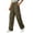 Army Green, variant on Baggy Parachute Pants for Womens Wide Leg Cargo Pants Y2k with Pockets Boyfriend Harajuku Streetwear Goth Army Green,3XL