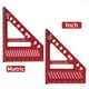 thumbnail image 3 of Multi-Angle Measuring Ruler W/ Dowel Woodworking Square Protractor Miter Triangle Ruler High Precision Layout Tool A, 3 of 5