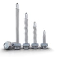 thumbnail image 1 of 80 Tornillos Autoperforantes de 12 X 1 Pulgada A 2-1/2 Pulgadas para Metal, Tornillos de de Acero Inoxidable, para ConstruccióN y ReparacióN, 1 of 5