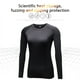 thumbnail image 5 of Jumpingount Camiseta Base Ropa interior térmica Secado rápido Manga larga Cálido Tops Camiseta Tallas grandes Ropa térmica agradable para la Type2 NO2, 5 of 6