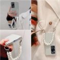 thumbnail image 1 of For P60 Pro P60 Art Pearl Chain Crossbody Lanyard Phone Case For Huawei P50 Pro P40 Lite P30 P20 Transparent Soft TPU Back Cover, 1 of 1