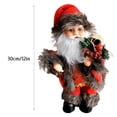 thumbnail image 2 of Noel Con Sombrero Y Bolsa De Regalo Canto Baile Navidad Papá Noel Juguetes Navidad Muñecas Eléctricas Regalo De Navidad Para Amigos Y Niños sonducket HA043404-01, 2 of 6