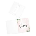 thumbnail image 3 of Koyal Wholesale Sturdy White Wedding Day Card Box Pink Watercolor Greenery Wedding Gift Boxes for Cards 10x10x10 Inches, 3 of 5