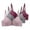 Wine, variant on 3 Pack Bras for Women Plus Size Tshirt Bra No Underwire Wireless Bras Push Up Soft Supportive Everyday Bra Bralettes