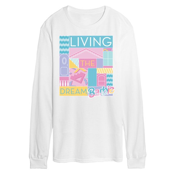 Barbie - Loving & Living the Dream - Men's Long Sleeve T-Shirt