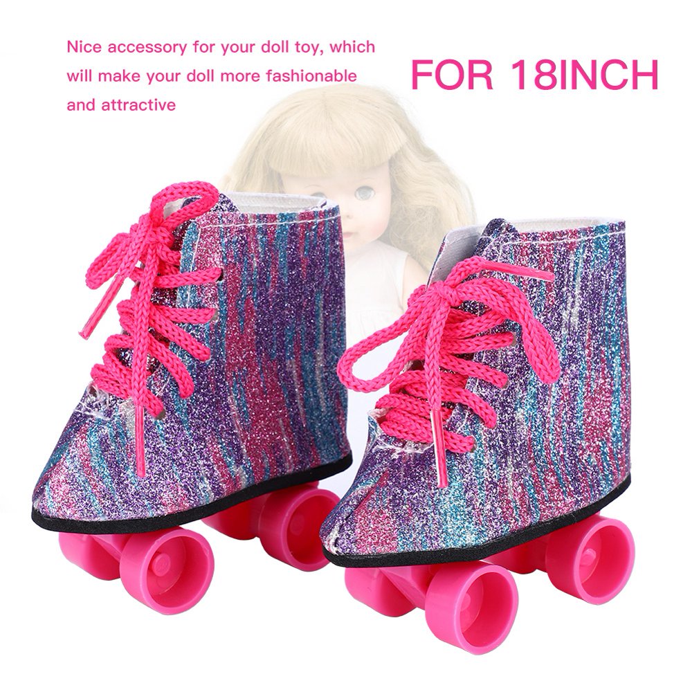 LYUMO Fashionable Toy Accessories Doll Roller Skate Shoes for 18inch