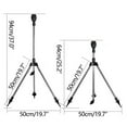 thumbnail image 3 of Rotating Tripod Sprinkler Stainless Steel | 360° Adjustable Rotary Irrigation System | Telescopic Height, Durable Metal Stand, Wide Coverage for Garden Lawn Yard | Water-Saving, Easy Hose Connection, 3 of 3