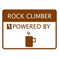 thumbnail image 3 of CafePress - Rock Climber Powered By Coffee Large Mug - 15 oz Ceramic Large White Novelty Mug, 3 of 4