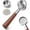 54 mm 3 ear Rosewood Handle, variant on 54 mm Bottomless Portafilter with Puck Screen, 3 Ears Espresso Portafilter Compatible with Breville Barista Express Machines,Stainless Steel Por tafilter and Maple Handle