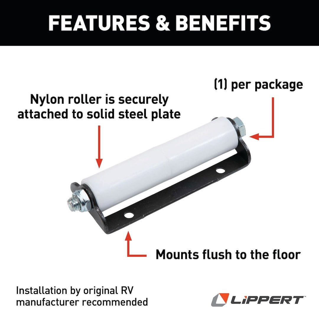 Lippert Components 320500 - In-Wall Slide-Out J-38 Roller for Lippert Components In-Wall Slide-Out Systems