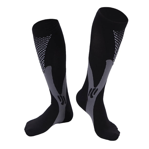 Calcetines deportivos profesionales de estilo de compresión para hombre, adecuados para béisbol.