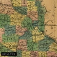 thumbnail image 2 of 1874 Minnesota Map Poster - Township and Railroad Vintage Map of Minnesota - Wall Map of Minnesota Wall Art - Vintage Minnesota Map Poster - Minnesota Wall Decor, 2 of 8