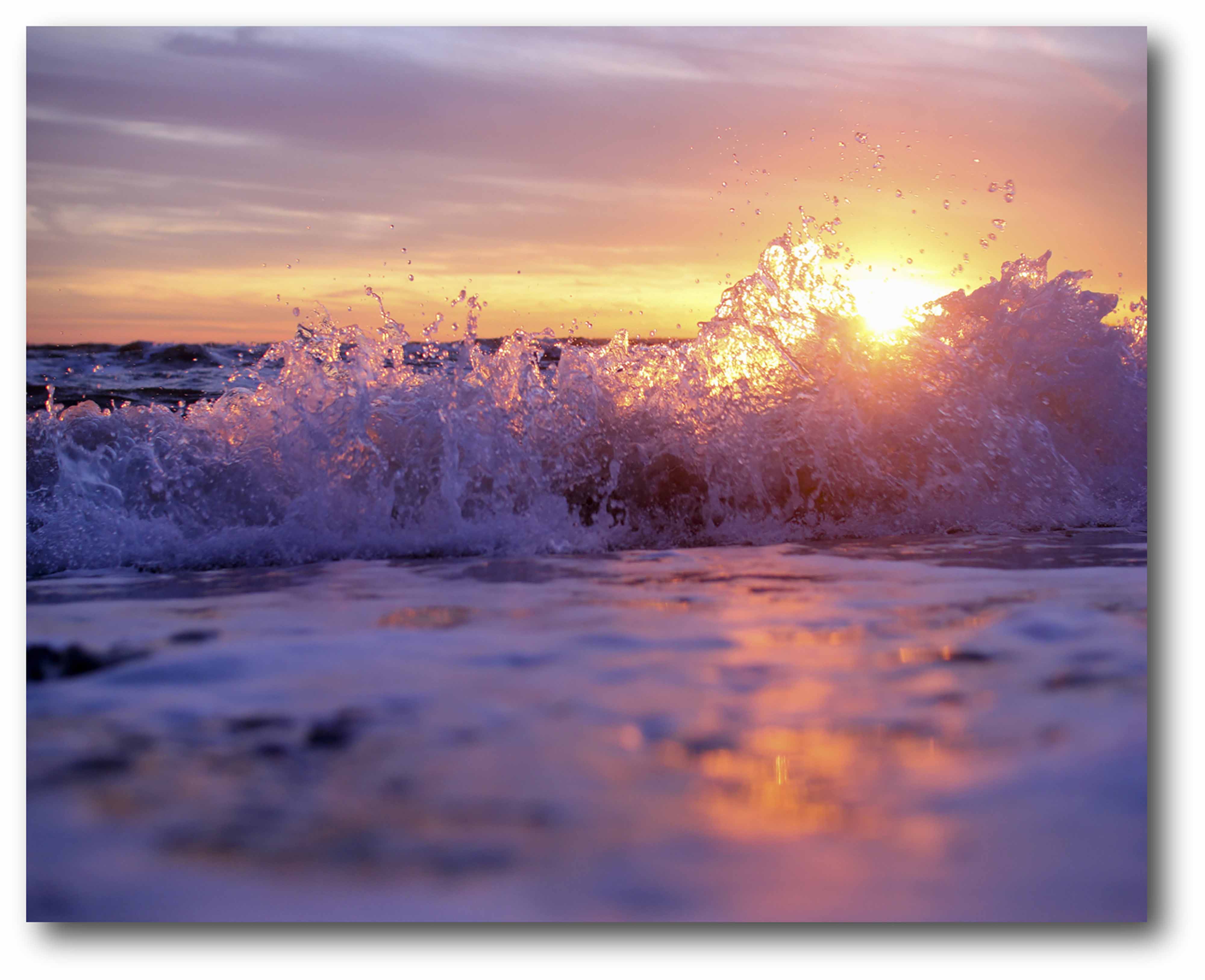 Purple Seascape II Gallery-Wrapped Canvas Wall Art, 16x20