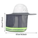 thumbnail image 4 of 2 Piezas de Casco Protector para , Protección para el Cuello, de Ala de Alta Visibilidad, Protección Solar y Polaina para el Cuello, Bandana, Bufanda A, 4 of 6