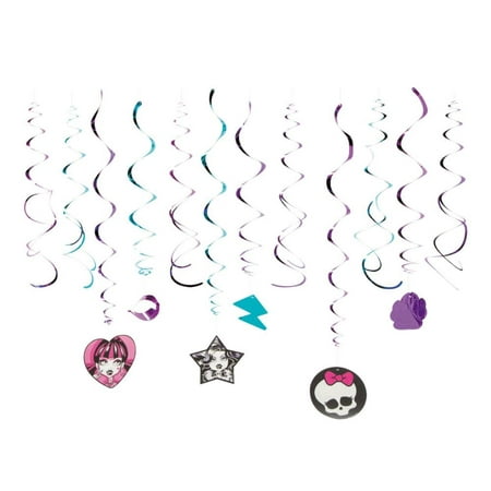 Monster High(TM) Swirl Decorations