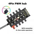 thumbnail image 3 of 1 to 10 4 Pin PWM Cooler Fan HUB Splitter Extension PC Speed Controller Adapter, 3 of 5