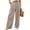 #358-Beige, variant on Warop High-Waist Straight Leg Trousers for Women, Solid Color Professional Office Pants, Formal Business Attire for Work and Daily Wear