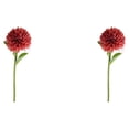 thumbnail image 2 of Baohd 1/2/3/5 10pack/lot Realistic Appearance Artificial Flower For Party Decor And Home Decor Deep Coffee 2PCS, 2 of 6