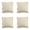 Beige, variant on Throw Pillow Covers 18x18 Inch Ruffle Flounces Solid Beige Decorative Cushion Cases, Vintage Farmhouse Square Pillow Shams for Couch Sofa Living Room Bedroom Home Decor 1PC