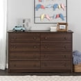 thumbnail image 2 of Pemberly Row 8-Drawer Transitional Composite Wood Dresser in Espresso, 2 of 11