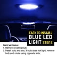 thumbnail image 5 of Pilot Automotive IL-6461B-AM Blue LED Dome Light Bulb, 5 of 7