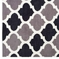 thumbnail image 4 of Modway Lida Moroccan Trellis 5x8 Area Rug in Charcoal and Black, 4 of 6