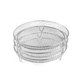 thumbnail image 2 of Soporte Escurridor apilable de 3 niveles de acero inoxidable 304 con esquinas elevadas y clips (2 piezas) Rkxzt, 2 of 9