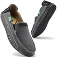 thumbnail image 7 of Mens Slip on Deck Shoes Casual Canvas Loafers Beach Boat Shoes, 7 of 7