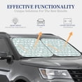 thumbnail image 7 of Picia White Swan 2 Piece Car Windshield Sun Shade Foldable | Foldable Sun Shield for Front Window Blocks UV Rays and Keeps Your Vehicle Cool-Small, 7 of 7