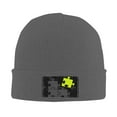 thumbnail image 2 of ZICANCN Game Jigsaw Piece Knit Beanie Hat , Winter Cap Soft Warm Classic Hats for Men Women Deep Heather, 2 of 8