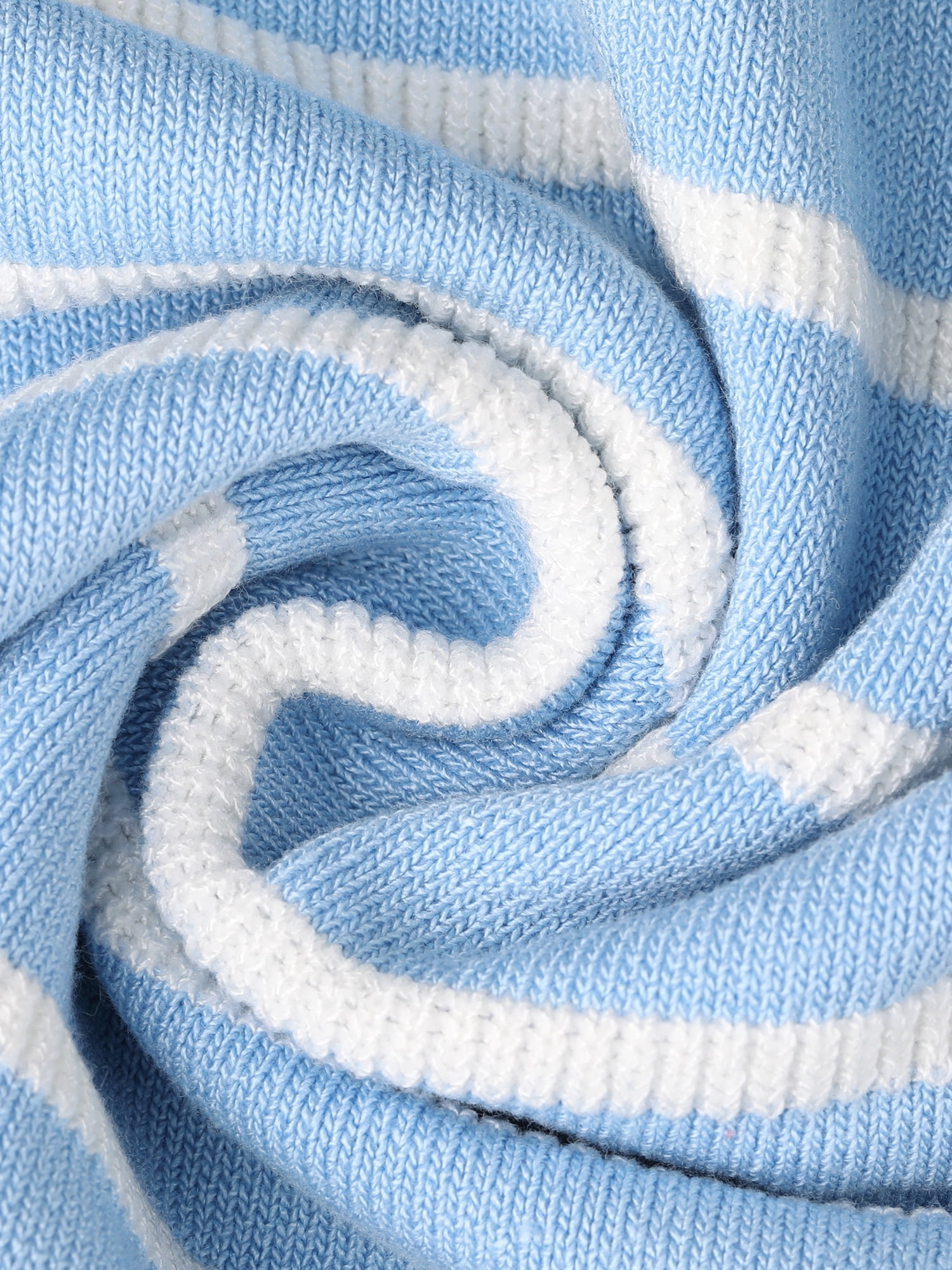 DARING DIVA Women's Maternity Summer Tank Striped Rib Knit Sleeveless Dress L Blue