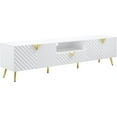 thumbnail image 1 of ACME Gagne TV Stand en Blanc Finition Haute Brillance, 1 of 4