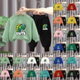 thumbnail image 4 of Tigivemen Toddler Baby Girl Clothes Boys Fall Winter Outfits Dinosour Printed Sweatsuit Set Long Sleeve Top Sweatpants Sets O Size 2-3 Y, 4 of 4